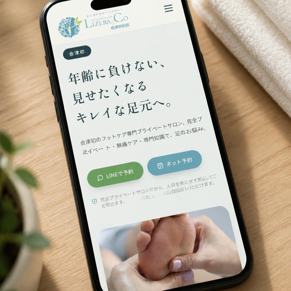LIZERA & CO 会津若松店 ホームページ制作